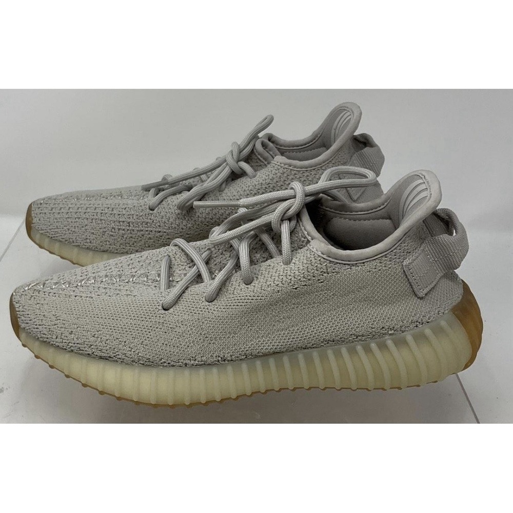 adidas Yeezy Boost 350 V2 Sesame 2018 Primeknit Gray Gum Low F99710 - Picture 5 of 8